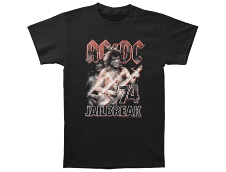 Camiseta ROCKINSTONE AC/DC 74 Jail Break (S)