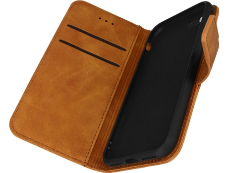 Carcasa iPhone 7 FORCELL Libro Marrón