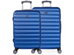 Conjunto de Maletas de Viaje ITACA ABS extensibles Azul (170 L)