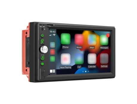 Reproductor MP5 multilingüe con pantalla LCD de 6,2 pulgadas, reproductor de Audio y vídeo multifuncional para coche, reproductor multimedia, recep...