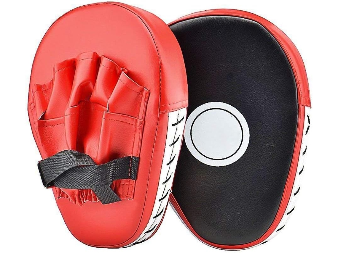 Manoplas De Boxeo, Guantes De Boxeo Con Absorción De Impactos, Diseño Transpirable, Equipo Multiusos Para Karate, Mma, Karate, Combate, Cuero Sintétic