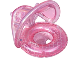 Barco Flotante Para Bebés Con Forma De Sirena, Para El Entrenamiento De Bebés De 6 A 48 Meses, Color Rosa. Siurn
