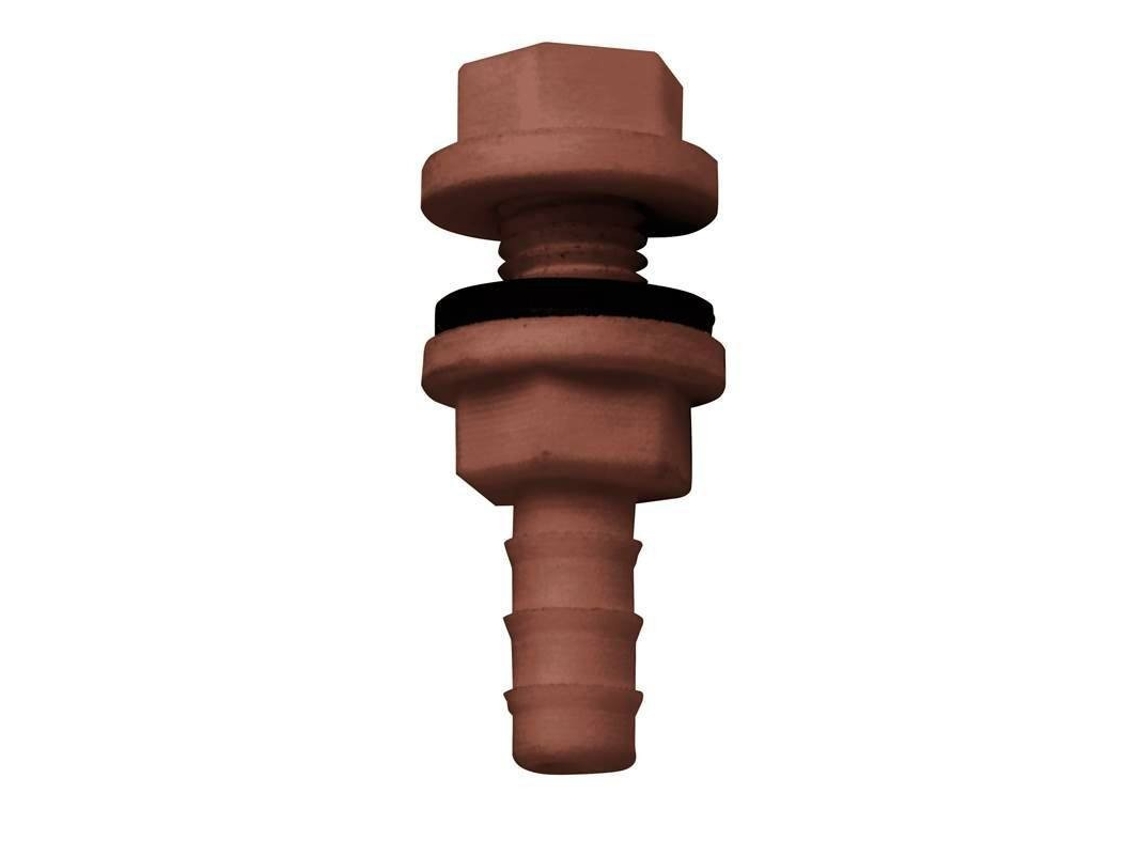 Racor Para Salida De Depósito De Plástico Con Salida De 10mm. Suinga