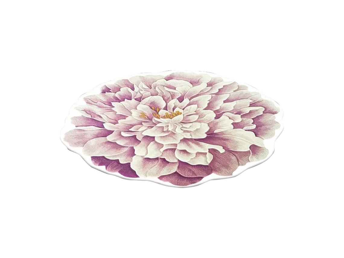 Alfombra Pequeña Con Estampado Floral En 3d Mediante Tecnología De Transferencia Térmica, Ideal Para Sofás, Dormitorios Y Salas Estar.