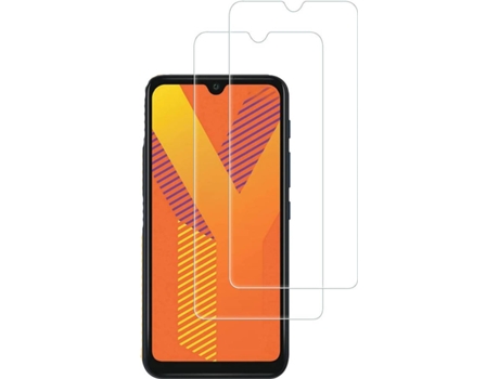 2x Protector de Pantalla Cristal Templado Wiko Y62 Case-friendly