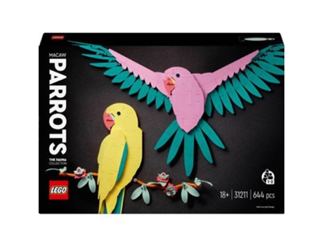 LEGO 31211 Colección Fauna: Guacamayos