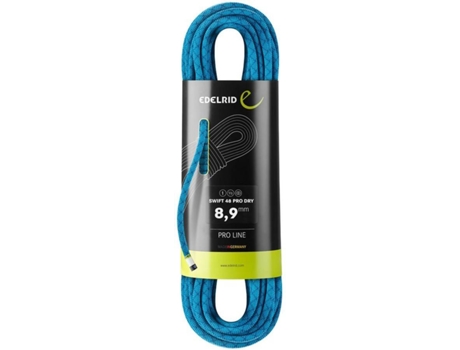 Cuerda De Escalada EDELRID Cordas Swift 48 Pro Dry (Azul - 60 m)