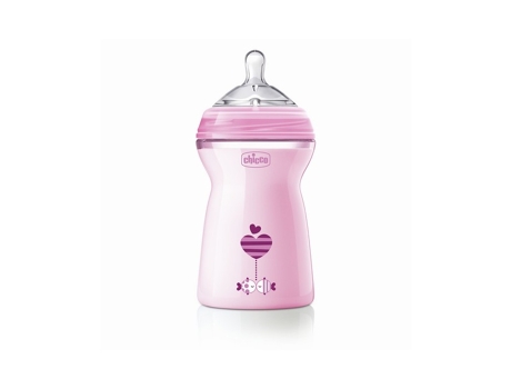 Chupete BEBE CONFORT Silicona Natural Physio Rosa (6 M+ - 330 ml)