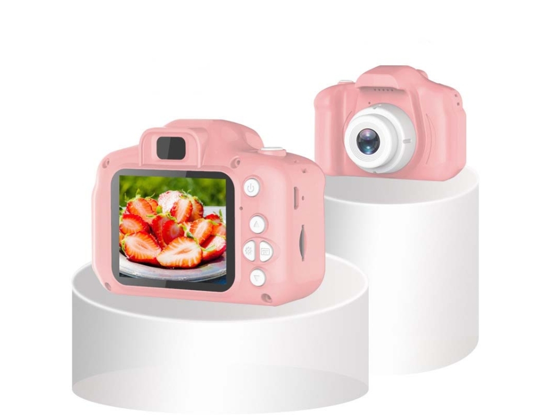 Cámara Digital Para Niños (rosa) De 13 Mp Hd Con Lector De Tarjetas (cámara Dslr)