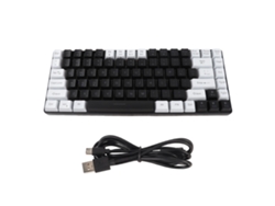 Teclado Mecánico Para Juegos De 84 Teclas Con Retroiluminación Rgb, Conexión Usb-c Y Diseño Ergonómico.