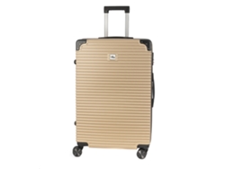 Maleta Mediana Trolley Rígida Ultraligera, De Abs De Alta Resistencia Con Esquinas Reforzadas. Cerradura Numérica Y 4 Ruedas Dobles 360°.