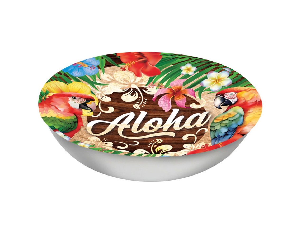 Bol Verano Aloha de plástico de 32 cm