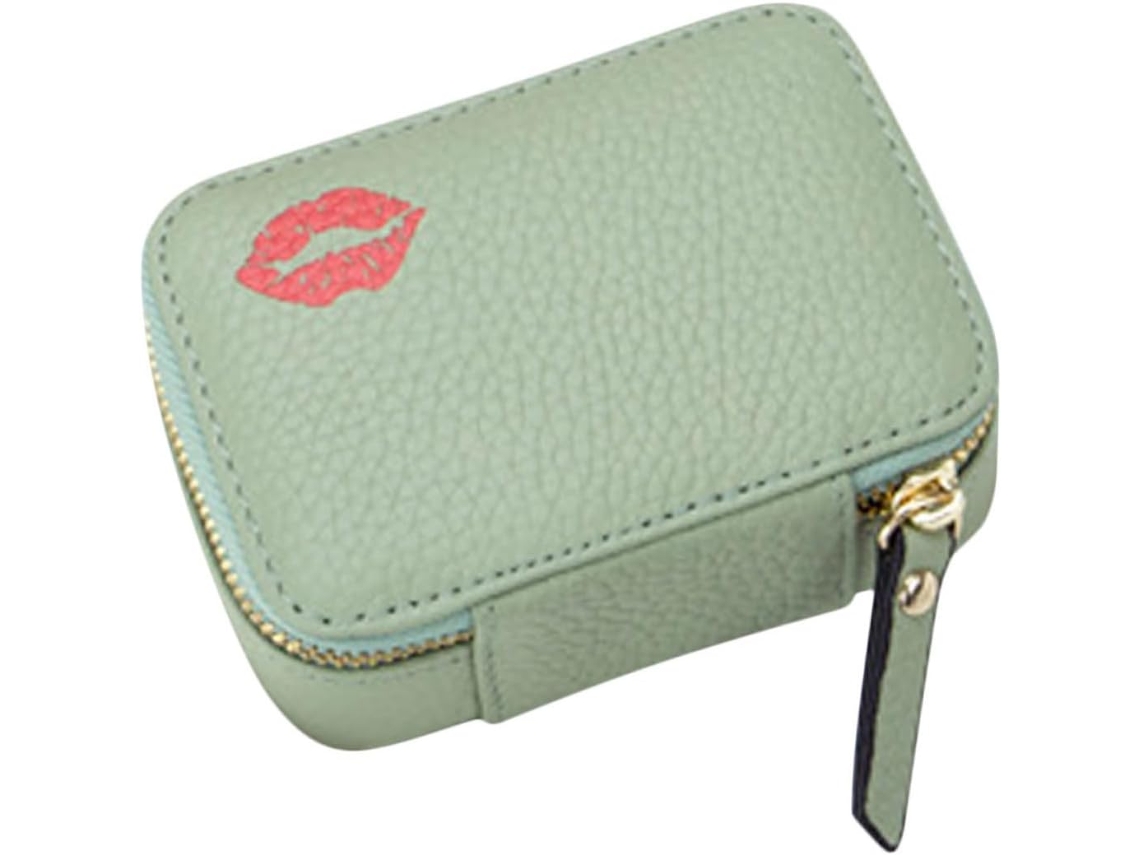 Neceser Pequeño, Kit De Maquillaje Con Espejo, Estuche Para Labios, Práctico Neceser De Viaje.