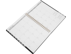 Agenda A4 De 2026 Con Encuadernación En Espiral Doble – Calendario Mensual Y Semanal – Planificador De Objetivos