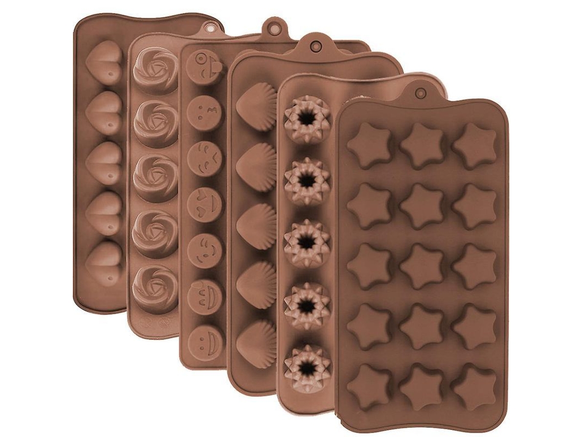 Moldes De Silicona Para Dulces - Fáciles De Usar Y Limpiar - Moldes Para Chocolate Caseros