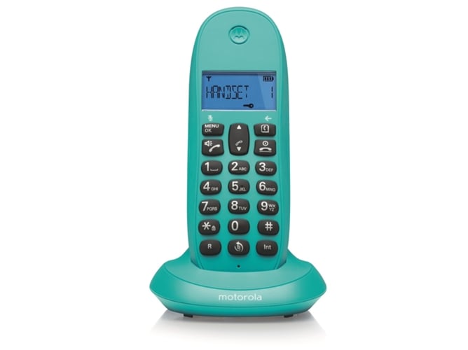 Teléfono Inalámbrico MOTOROLA Lite C1001LB Turquesa