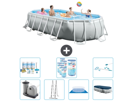 Piscina Tubular INTEX 26796GN-CB46 (13365 L - 274x122cm)