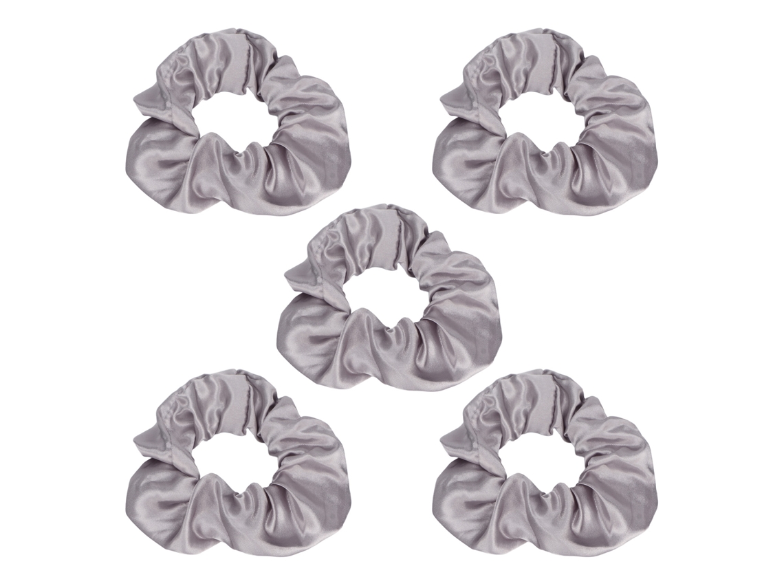 5pcs Gomas Elásticas Para Pelo Con Luz Led Que Brilla En La Oscuridad Para Mujeres