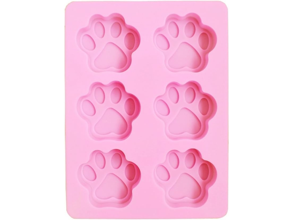 Molde de silicona JEIIBRZUI con forma de 6 garras de gato para pastel