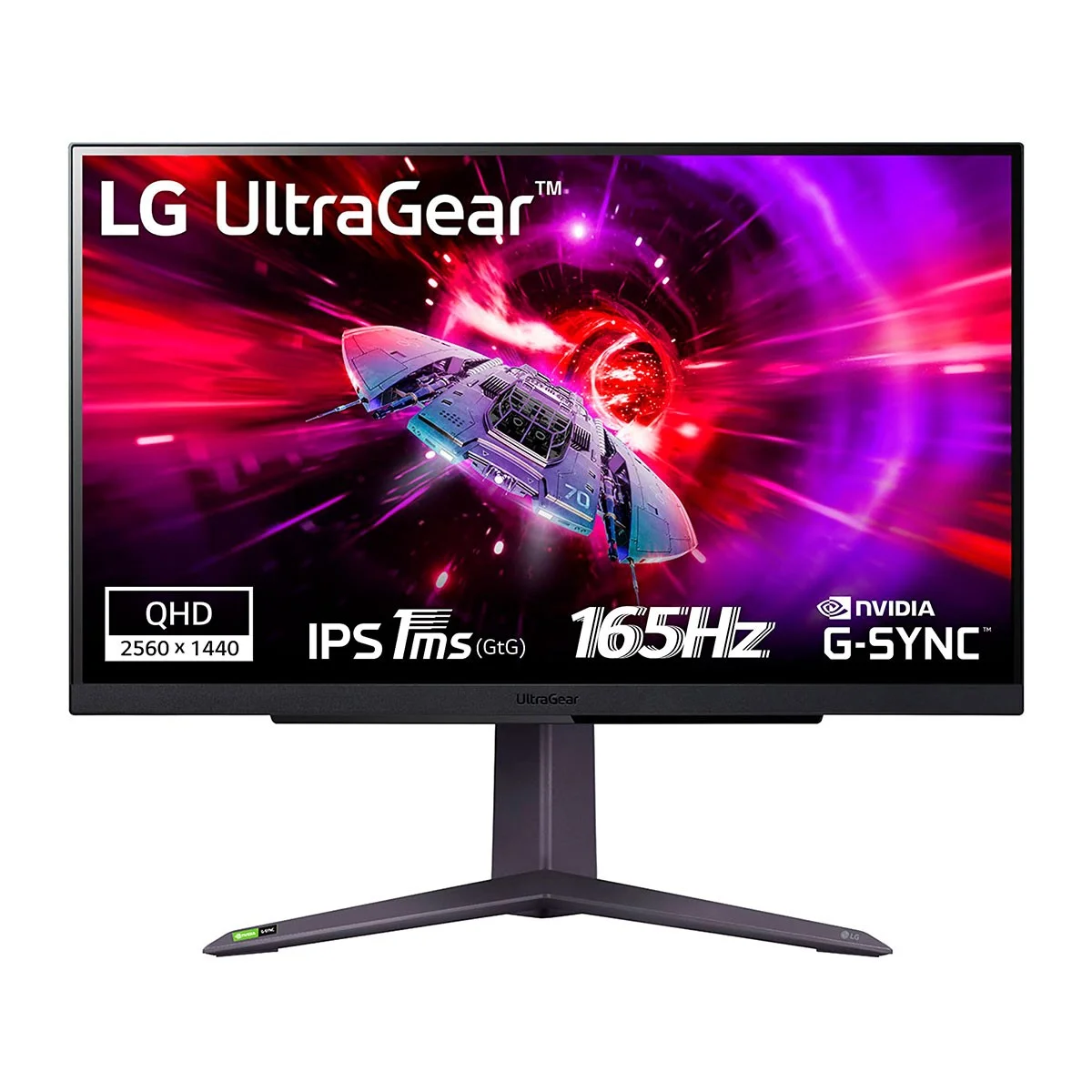 Monitor LG Ultragear 27Gr75Q-B (27” - QHD - 165 Hz - IPS - Negro)