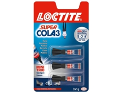 Pegamento LOCTITE Super 3 Mini Trio (1g)