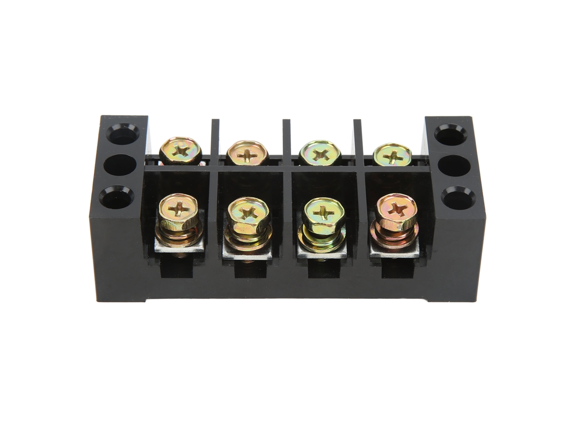 Barrera De Bornes De Gran Corriente Para Circuito De Tierra, 600v 60a, 4 Posiciones, Fácil Cableado