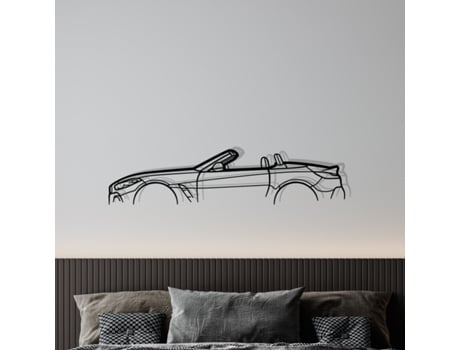 DECORACIÓN DE PARED DE METAL Z4 G29 Decoración de metal 120CM
