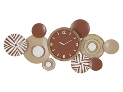 Reloj De Pared Étnico Cm 127,6x7,6x61 Unico / Multicolor