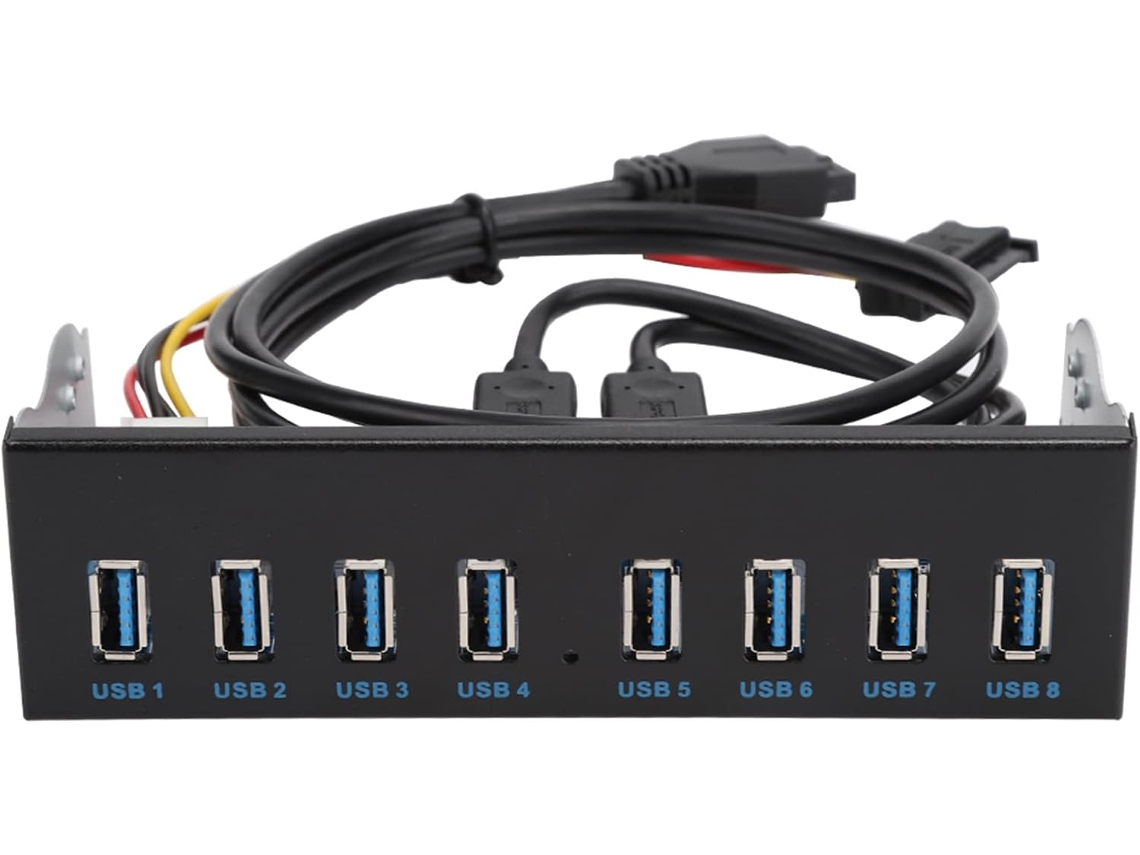 Adaptador De Extensión Para Unidad Óptica De Panel Usb 3.0 De 19 Pines 8