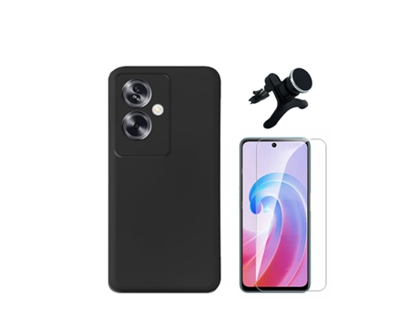 Funda Cleargorilasglass Proteção Traseira para Oppo Oppo A79 5G GIFT4ME Negro