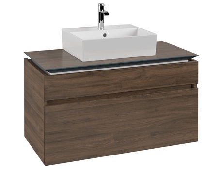Módulo de lavabo Villeroy &amp Boch Legato B604 1000x550x500mm centrado en el lavabo