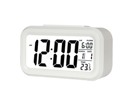 ELKUAIE Despertador electrónico luminoso reloj inteligente estudiante niños creativo LED despertador digital regalo