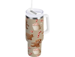 Galleta Vaso Botella Taza Acero Inoxidable - Vaso Térmico Portátil