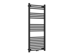 Radiador toallero mural Voss 574 W 21 tubos acero 120x60cm Negro NEU.HAUS