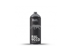 Spray Bolt Premium Acrilico Brillante Ral 400 Ml (Ral 9010 Blanco Puro)