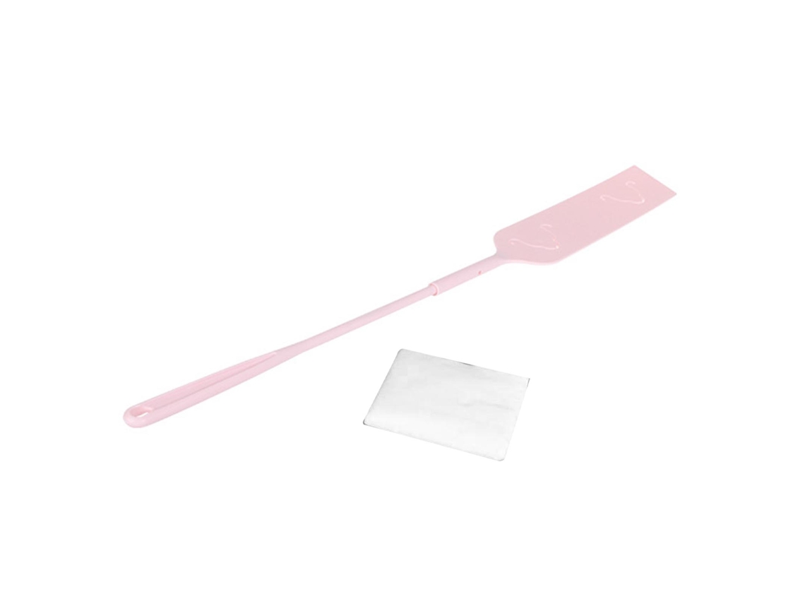 Cepillo de limpieza para zonas íntimas Baok-gap Duster con cerdas suaves, mango largo, eficiente, multifuncional y fácil de usar - Rosa