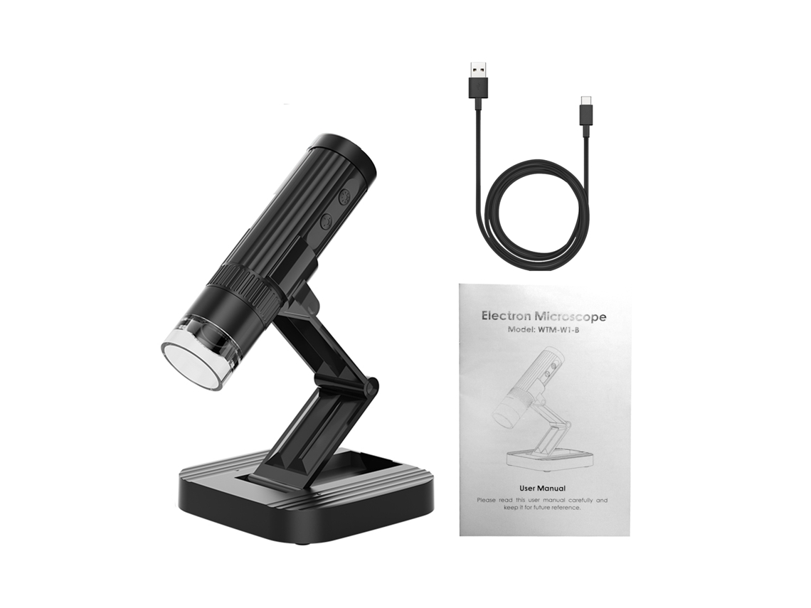 2026-microscopio Digital Para Niños Portátil Con Luz Usb Cámara Microscopio De Monedas