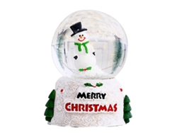 Adorno navideño de mesa con bola de cristal brillante, regalo para niños.