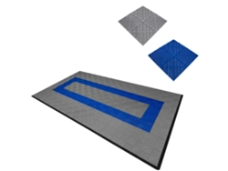Metaplacas de Polipropileno con Canales de Ventilación y Bordes Gris (90 unidades) y Azul (30 unidades) Monstershop (120 unidades)