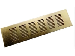 Rejillas De Ventilación Aleación Aluminio, Rejilla Para Refrigeración Y Zapateros, 200 Mm Ancho (tamaño: Pl...