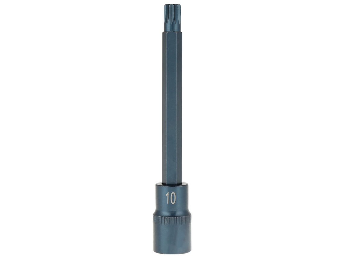 Destornillador eléctrico de 12 puntas, vaso de 1/2" (150 mm) (m10), herramienta de acero