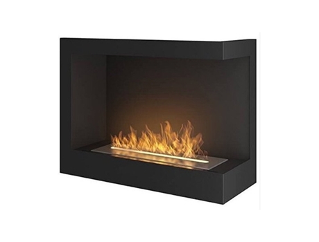 Bioetanol de esquina, chimenea de bioetanol empotrada. Apertura derecha CORN 600 sin cristal OUTINFIRE