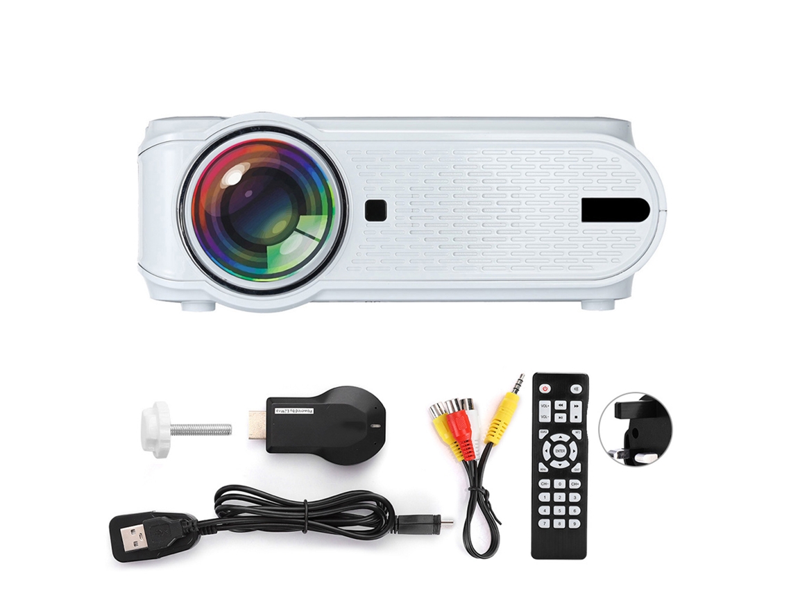 Projetor Mini LAXISCREED Led Casa Espelhamento Sem Fio