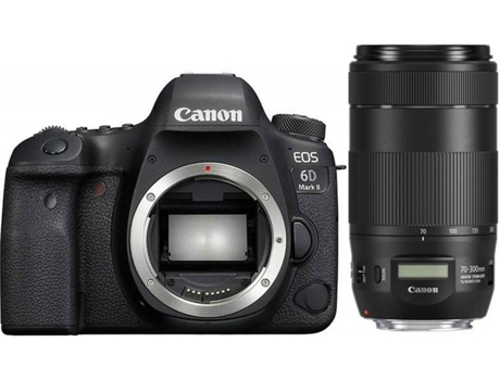 Cámara Reflex CANON EOS 6D II + Objectivo EF 70-300mm F4-5.6 IS II USM (Full Frame)