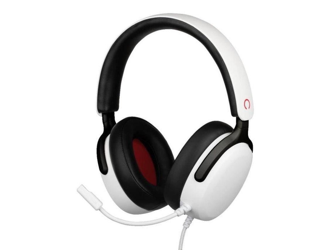 Auriculares con cable Konix para gamers Nexus Nintendo Switch 2 (altavoces de 40 mm, micrófono, conector de 3,5 mm), color blanco