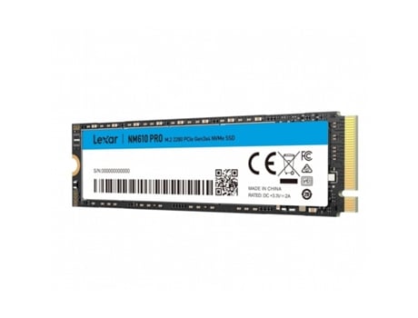 Disco duro ssd - nvme m.2 tipo 2280 Lexar NM610 Pro 1To