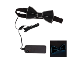 2026-corbata De Lazo Led De Poliéster Y Plástico Con Cable De Cobre Ajustable Para Fiesta, Baile, Festival Y Club Azul