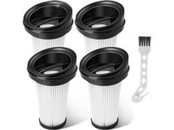 Pack de 4 filtros de recambio para aspiradora Rowenta X Pert 3.60 X Pert 160 Rh72xxx Rh6921wo Rh6933wo Rh6971wo Rh6974wo Zr005202 Jortmrd