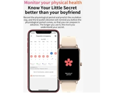 Reloj inteligente Bestvite, deportivo, resistente al agua IP67, compatible con Android e iOS (dorado)