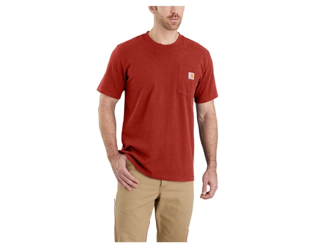 Camiseta Unisex CARHARTT Ajuste Relaxado Rojo (XS)